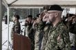 Slávnostný nástup pri príležitosti odovzdania funkcie veliteľa kontingentu eFP Lotyšsko