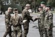 Slávnostný nástup pri príležitosti odovzdania funkcie veliteľa kontingentu eFP Lotyšsko